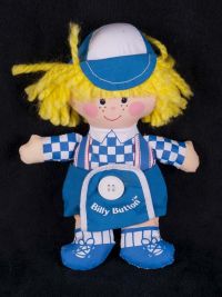 Knickerbock Billy Button Boy Doll Plush Lovey Stuffed Animal Toy